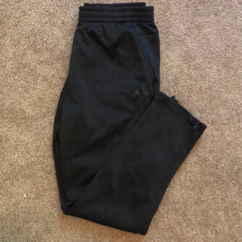MENS ADIDAS BLACK SWEATS
